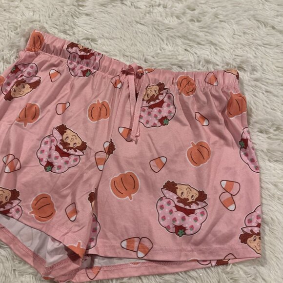 Strawberry Shortcake NWOT M womens sleep shorts soft comfort stretch - Picture 3 of 8